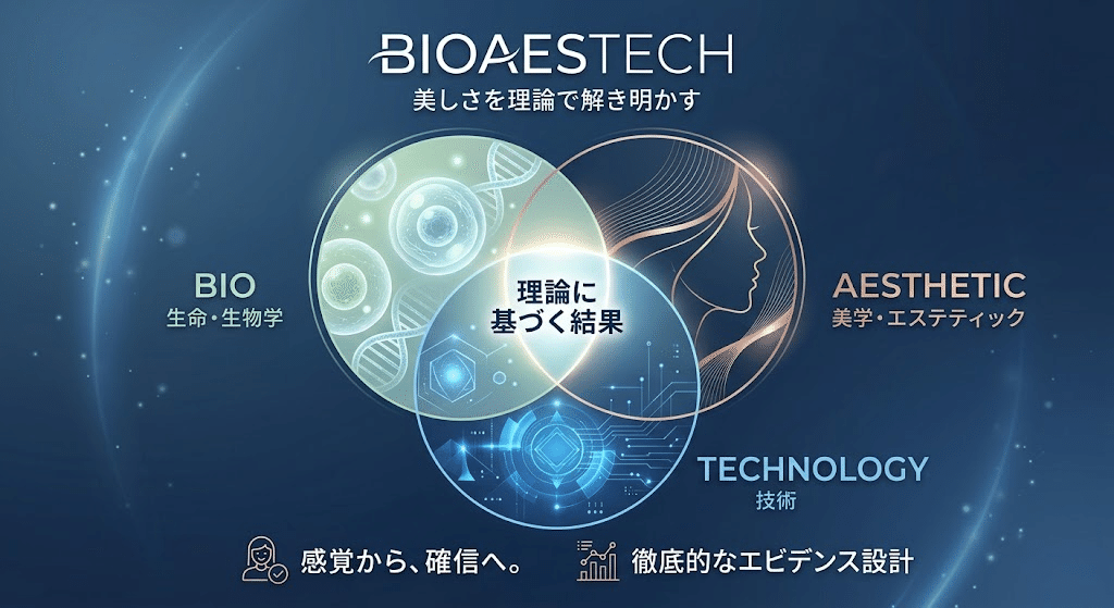 BIOAESTECHブランドコンセプト BIO AESTHETIC TECHNOLOGY 感覚から確信へ